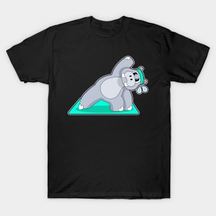 Hippo Yoga Gymnastics T-Shirt